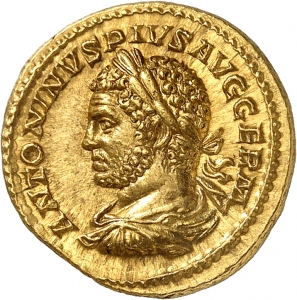 obverse of Caracalla RIC IV 257B