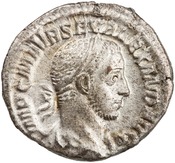 obverse of Severus Alexander RIC IV 65