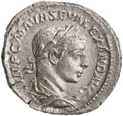 obverse of Severus Alexander RIC IV 42