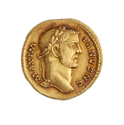 obverse of Maximian RIC VI 38