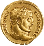 obverse of Galerius RIC VI 9B