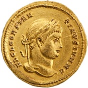 obverse of Constantine I RIC VII 188