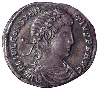 obverse of Constans RIC VIII 161