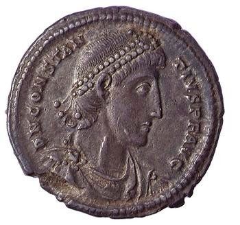 obverse of Constantius II RIC VIII 184