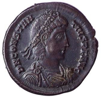 obverse of Constantius II RIC VIII 45