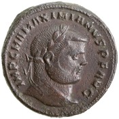 obverse of Diocletian RIC VI 46B
