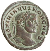 obverse of Maximian RIC VI 24B