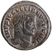 obverse of Maximian RIC VI 23A