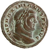 obverse of Maximian RIC VI 19B