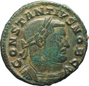 obverse of Maximian RIC VI 602A