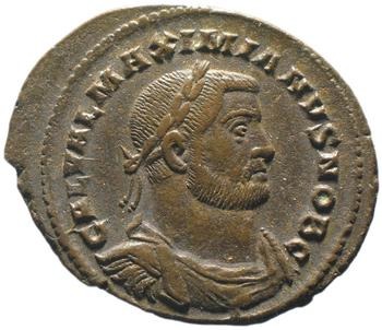 obverse of Maximian RIC VI 553B