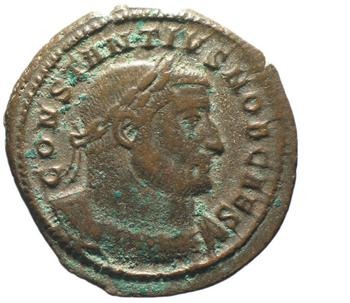 obverse of Maximian RIC VI 535A