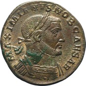 obverse of Maximian RIC VI 356