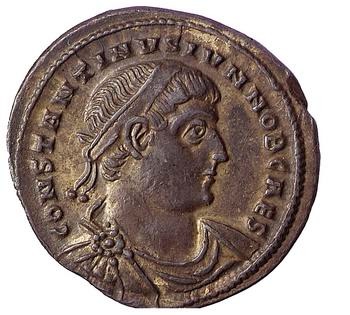 obverse of Constantine I RIC VII 182