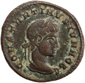 obverse of Constantine I RIC VII 163