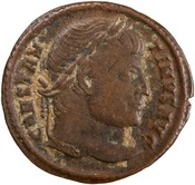 obverse of Constantine I RIC VII 318