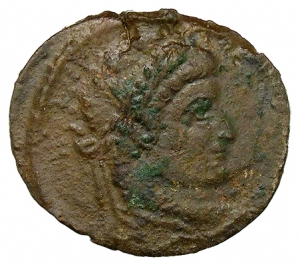 obverse of Constantine I RIC VII 485