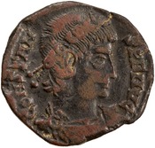 obverse of Constantine II RIC VIII 100