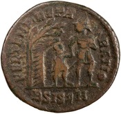 reverse of Constans RIC VIII 218