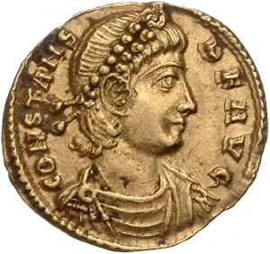 obverse of Constantius II RIC VIII 65