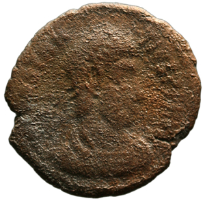 obverse of Constantius II RIC VIII 383
