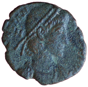 obverse of Constantius II RIC VIII 222