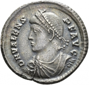 obverse of Valens RIC IX 3B