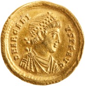 obverse of Theodosius I RIC IX 15B