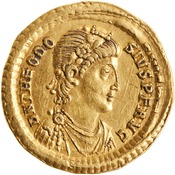 obverse of Theodosius I RIC IX 15A