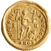 reverse of Theodosius I RIC IX 15A