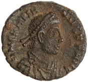 obverse of Theodosius I RIC IX 18A