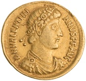 obverse of Valens RIC IX 2B