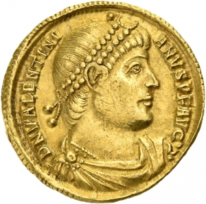 obverse of Valens RIC IX 3A.2