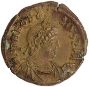 obverse of Theodosius I RIC IX 18C