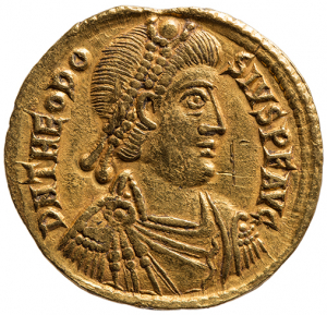 obverse of Honorius RIC X 1329