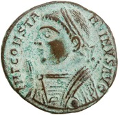 obverse of Licinius RIC VII 22
