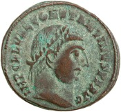obverse of Licinius RIC VII 17