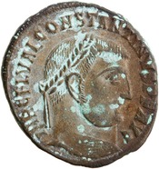 obverse of Licinius RIC VII 9