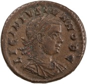 obverse of Licinius RIC VII 199