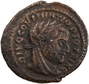 obverse of Licinius RIC VII 124