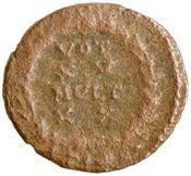 reverse of Valentinian II RIC IX 31A
