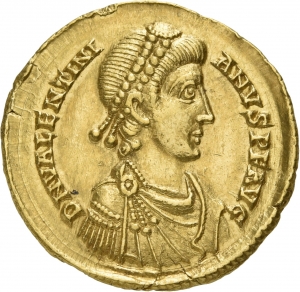 obverse of Valentinian II RIC IX 8A