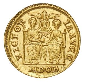 reverse of Valentinian II RIC IX 5A