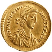 obverse of Valentinian II RIC IX 90A