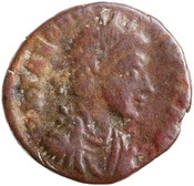 obverse of Valentinian II RIC IX 62B