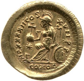 reverse of Theodosius II RIC X 293