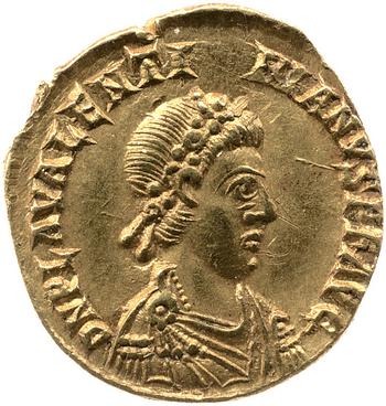 obverse of Valentinian III RIC X 2013