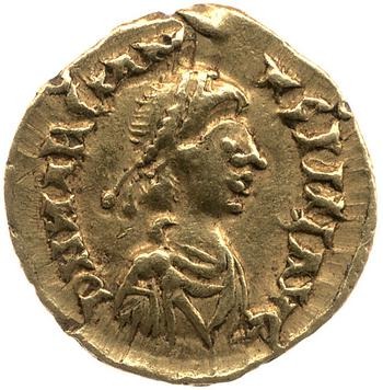 obverse of Marcian RIC X 2305