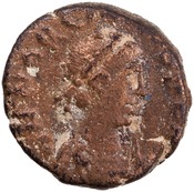 obverse of Marcian RIC X 550