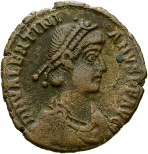 obverse of Valentinian II RIC IX 30C.1